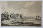  - [Original etching, ets] N. Perignon. River landscape, published before 1800.