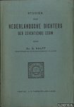 Kalff, Dr. G. - Studiën over Nederlandsche dichters der zeventiende eeuw
