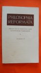 Redactie - Philosophia Reformata ( orgaan van de ver. voor Calvinistische Wijsbegeerte)