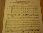 Mozart. W.A. (1756 – 1791) - Vesperae de Dominica; KV 321; solisten (SATB), gemengd koor (SATB), orkest, orgel; Klavierauszug Mozart. W.A. (1756 – 1791) - Vesperae de Dominica; KV 321; solisten (SATB), gemengd koor (SATB), orkest, orgel; Klavierauszug