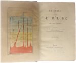 Louis Figuier - La Terre avant le Déluge (Avec 25 Vues Idéales De Paysages De L'ancien Monde, Dessinées Par Riou + 325 Autres Figures & 8 Cartes Géologiques Coloriées).
