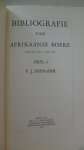 Nienaber P.J. - Bibliografie van Afrikaanse Boeke 4 ( november 1953 - junie 1958)