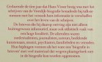 Visser, Hans - Brieven rond de vestdijkbiografie