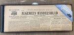 ALGEMEEN HANDELSBLAD. - Algemeen Handelsblad Dinsdag 4 april 1933. Historische Courant. Originele KRANT met Certificaat van Echtheid [van het Junior Antiquariaat in cadeauverpakking]