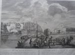 Jan Willem Strunck en Maas van Altena. Muiden - Aanval op Muiden door generaal Kalckreuth, 1787. Pruisische inval