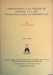 Jelles, J.G.G. - Geschiedenis van beheer en gebruik van het Noordhollands duinreservaat