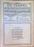 Karel Hendrik Noest jr. - De tempel : tijdschrift gewijd aan vrij religieuse stroomingen : vrijzinnige godsdienst, oostersche- en westersche religie, occultisme, spiritisme, theosofie, astrologie, kabbala, vrijmetselarij, anthroposofie, rozekruisers-cosmologie, mystiek...