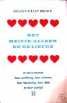 Brown, Helen Gurley - Het meisje-alleen en de liefde