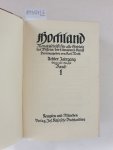 Muth, Karl (Hrsg.): - Hochland : 8. Jahrgang : Oktober 1910 - September 1911 : Band 1 und 2 : (in 2 Bänden) :