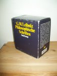 Leibniz, Gottfried Wilhelm - Philosophische Schriften. 4 banden in 6 delen in cassette