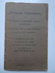 -. - Openbare verkooping van 25 perceelen boomgaard, bouw- en weiland in de gemeenten Nisse en 's-Heer Abtskerke, voor den Heer M. van 't Westeinde Jz., op vrijdag 25 juli 1919, des namiddags te 2 uur te Goes, in het koffiehuis "De Prins van Oranje...
