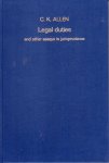 Allen, Carleton Kemp. - Legal duties and other essays in jurisprudence.