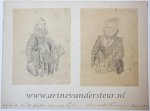 after Goltzius, Hendrick (1558-1617) - [Original drawing] Jacques de la Faille and Françoise van Egmond, ca 1800-1850.