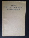 Boer, H.J. de - Over het gladstrijken van krommen, proefschrift Groningen _ stellingen
