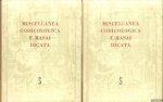 Cockshaw, P. & M.-C. Garand & P. Jodogne (ed.) - Miscellanea Codicologica F. Masai dicata MCMLXXIX (2 volumes)