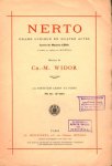 Widor, Charles-Marie: - Nerto. Drame lyrique en quatre actes. Livret de Maurice Léna d`après le poème de Mistral. La partition chant et piano