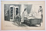 Braakensiek, Johan (1858-1940) - [Original lithograph/lithografie by Johan Braakensiek] Frankrijk en de pretendenten, 23 October 1898, 1 pp.