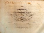 Aubry, F. Felix: - L`impromptu. Quadrille de contredanses et une valse, composé pour le piano. Op. 13