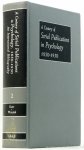 OSIER, D.V., WOZNIAK, R.H. - A century of serial publications in psychology 1850 -1950. An international bibliography.