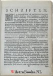 Junius, Adrianus - Vertroostinge der schriften, blijkende inde bysondere huyshoudinge Gods in sijne kerke en gemeynte / Adrianus Junius
