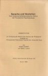 KAISER, RENE - Sprache und Verstehen. Zum wissenschaftstheoretische Status der Freudschen Psychoanalyse. Dissertation.