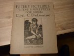 Dalmaine; Cyril C. - Peter's Pictures; 12 simple pieces for violin