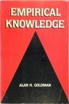 Alan H. Goldman - Empirical Knowledge