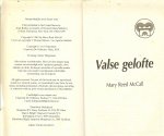Reed McCall Mary  Vertaling Translance  Guido Dingemans - Valse Gelofte   Candlelight Historische roman 866