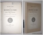 CASTRIES, COMTE HENRY DE (transl.), - Une description du Maroc sous le règne de Moulay Ahmed El-Mansour (1596), D'après un manuscrit portugais de la Bibliothèque Nationale. Texte portugais et traduction française.