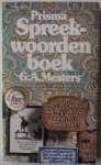 Mesters G A - Prisma spreekwoordenboek