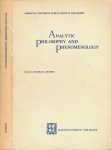 Durfee, Harold A. (editor). - Analytic Philosophy and Phenomenology.