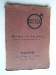  - General Instructions for the Care and Operation of Volvo Hesselman Oil Engine Model FCH