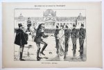 Braakensiek, Johan (1858-1940) - [Original lithograph/lithografie by Johan Braakensiek] Het breken van het zwaard der Gerechtigheid, 24 September 1899, 1 pp.