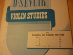 Sevcik; Otakar - School of Violin Technique Op.1 Vol.4