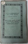 Oldenbarneveld dictus Witte Tullingh, Antonius Adrianus van, uit  's-Gravenhage - Dissertation legal 1829 | Specimen juridicum inaugurale sistens observartiones aliquot ad locum de praescriptione, imprimis acquisitiva, praecipue secundum codicem legum civilium [...] Utrecht N. van der Monde 1829