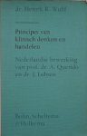 WULFF, HENRIK R., - Principes van klinisch denken en handelen.