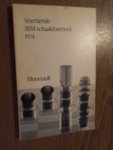 Withuis; Bij de Weg - Veertiende IBN schaaktoernooi 1974