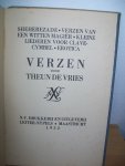 Vries, Theun de - Verzen