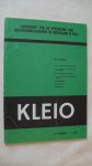 Redactie - Kleio        tijdschrift v.d.ver.v.leraren Geschiedenis en Staatsinrichting in Nederland ( VGN)