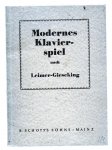 Gieseking Leimer - Modernes Klavierspiel