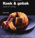 Mink , Miisa . [ ISBN 9789461430274 ] 3319 - Koek & Gebak . ( Zoet & hartig . ) Het maken van koek en gebak is een sociaal gebeuren. Voor de schrijfster van dit unieke kookboek is het maken van koek en gebak altijd veel meer geweest dan alleen maar het vullen van magen. Haar manier van bakken -