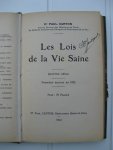 Carton, Paul - Les Lois de la Vie Saine.