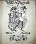 Baldran, J.: - Marche des Pschutteux. Créée mar Mlle. Levya aux Ambasaeurs