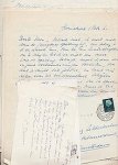 AAFJES, Bertus - Vijftien handgeschreven brieven, vijftien handgeschreven ansichten/ briefkaarten en vijf stuks drukwerk aan Kees Lekkerkerker.