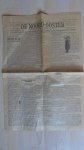 Redactie - De Noord-Ooster van Maandag 21 October 1935. Algemeen Nieuws- en advertentieblad voor de Veenkolonien en omliggende streken (eerste en tweede blad, zie foto's)