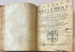 '--- - Convolute Overijssel Gelderland 1604-1738| [1] Reformatie der lantrechten, gebruycken und gewoontheyden der graefschap Zutphen, Arnhem, Jan Jansen 1604. [Together with three other publications], With handwritten notes, former owner John Beumer.