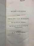 SINT ALDEGONDE, M. VAN, - Redevoering van Philips van Marnix. Heer van Mont St. Aldegonde. Aan het hoofd van een gezantschap uit de Nederlanden, gehouden bij den Rijksdag te Worms 1578.