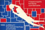 Jan Braun en Ferd. Rondach - Maasvogels-Kimbria Combinatie 1966 -Jubileum - Kampioenschap - Promotie