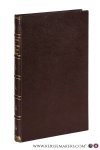 Pirenne, H. - Bibliographie de l'histoire de Belgique. Catalogue méthodique et chronologique. Deuxieme edition.