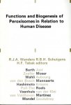 Wanders, R.J.A., R.B.H. Schutgens and H.F. Tabak (eds) - Functions and Biogenesis of Peroxisomes in Relation to Human Disease.